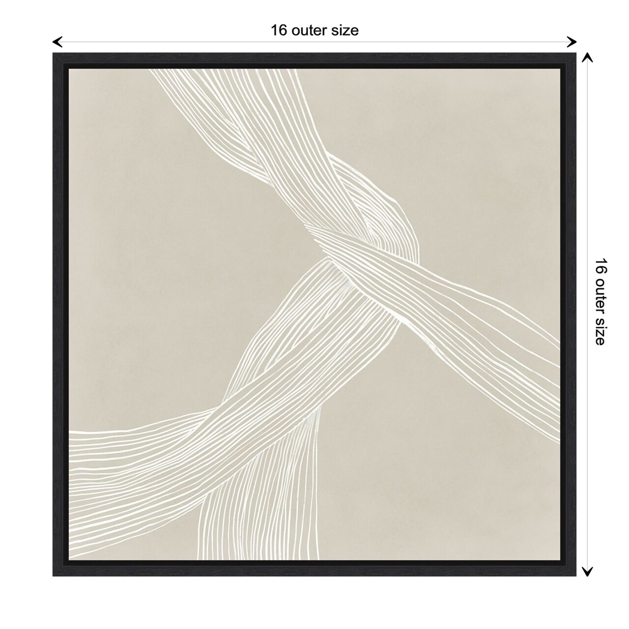 On the Same Wavelength I by Isabelle Z Canvas Wall Art Print Framed